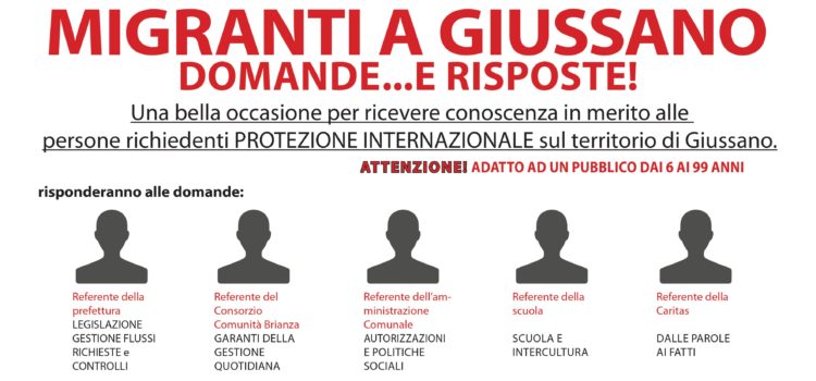 Migranti a Giussano domande e risposte.